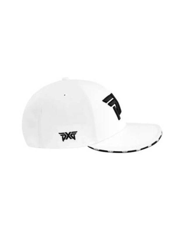 Logo Repeat Ball Cap White - PXG - BALAAN 4