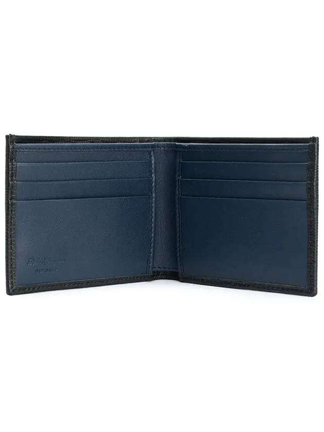 Gancini Half Wallet Black - SALVATORE FERRAGAMO - BALAAN 5