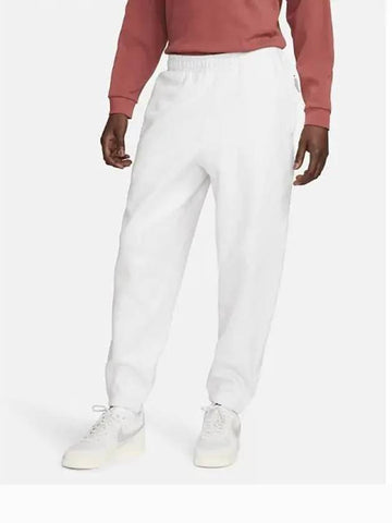 Solo Swoosh Men s Fleece Pants Birch Heather White DX1365 051 731892 - NIKE - BALAAN 1