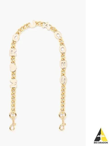 Heart Shoulder Chain Strap Cloud WhiteGold MBAAS23002IVX - MARC JACOBS - BALAAN 1