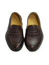 Fine Grain Calfskin Penny Loafers Brown - BRUNELLO CUCINELLI - BALAAN 4