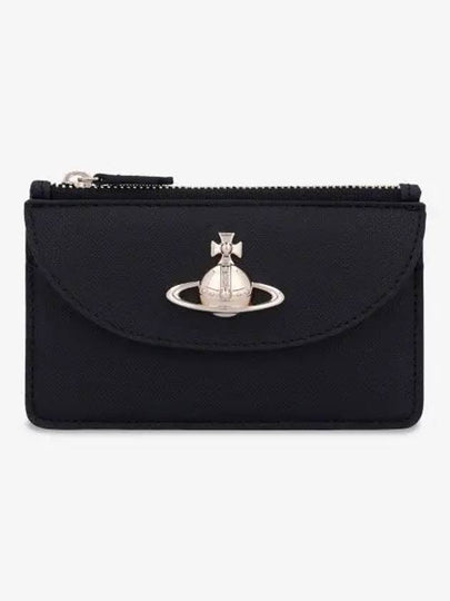 Half Moon Card Holder Black 5402000CWS000BN402 - VIVIENNE WESTWOOD - BALAAN 1