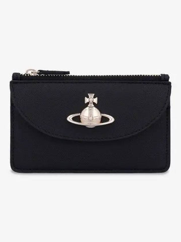 Half Moon Card Holder Black 5402000CWS000BN402 - VIVIENNE WESTWOOD - BALAAN 1