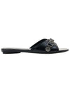 Le Cagole Slippers Black - BALENCIAGA - BALAAN 3