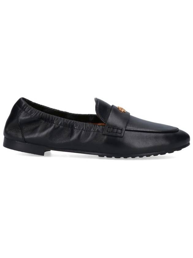 Ballet Double T Napa Leather Loafers Black - TORY BURCH - BALAAN 2