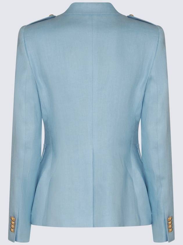 Tagliatore Light Blue Linen Blazer - TAGLIATORE - BALAAN 2