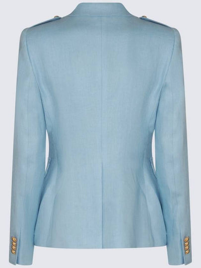 Tagliatore Light Blue Linen Blazer - TAGLIATORE - BALAAN 2