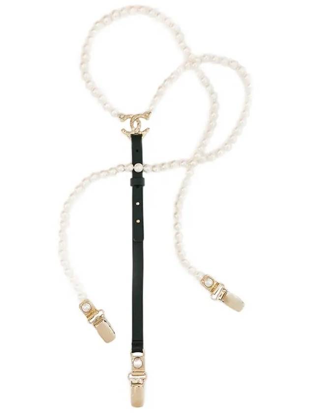 21K CC logo pearl suspender AA7928 - CHANEL - BALAAN 1