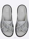 Aqua CD Diamond Sandals Grey - DIOR - BALAAN 5