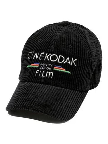 KODAK Cinekodak Corduroy Ball Cap BLACK - KODO - BALAAN 1