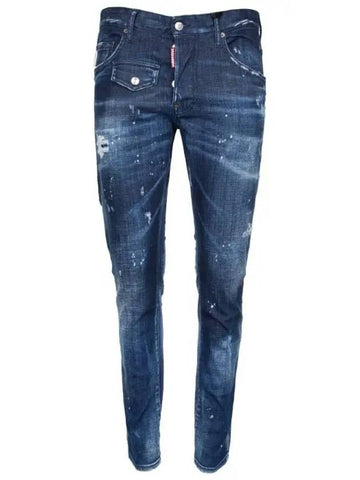 Side zipper skater jeans S74LB0837 - DSQUARED2 - BALAAN 1