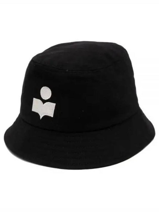 Hailey Embroidered Logo Bucket Hat Black - ISABEL MARANT - BALAAN 2