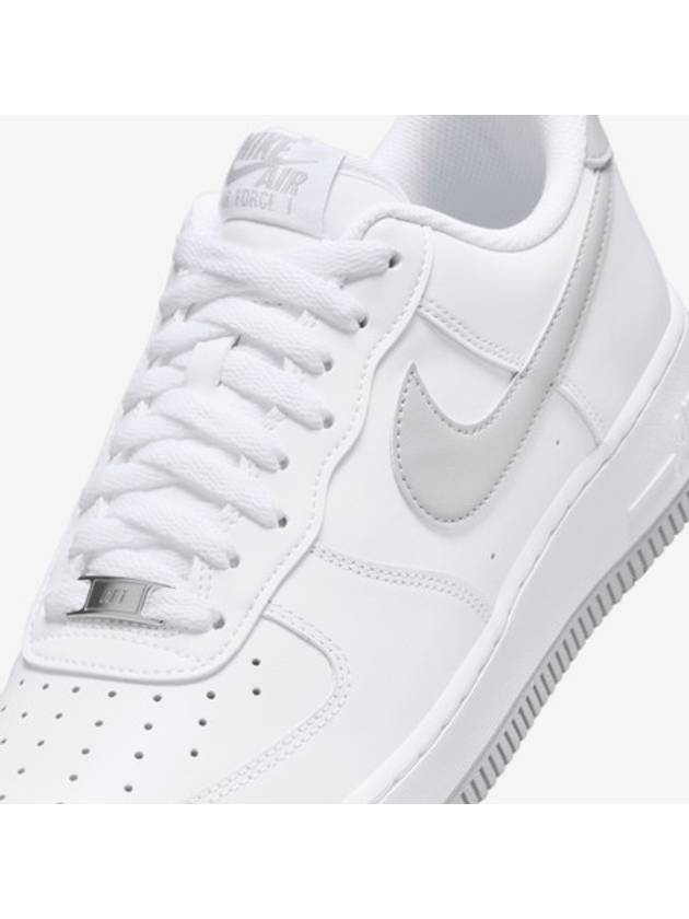 Air Force 1 07 Low Top Sneakers White Light Smoke Grey - NIKE - BALAAN 5