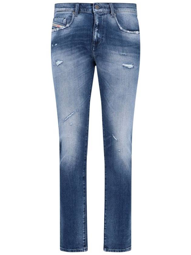 2019 D Strukt Slim Jeans Medium Blue - DIESEL - BALAAN 2