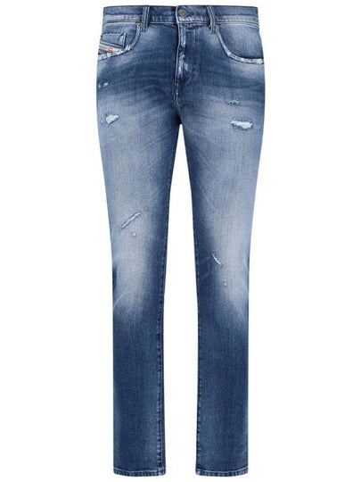 2019 D Strukt Slim Jeans Medium Blue - DIESEL - BALAAN 2