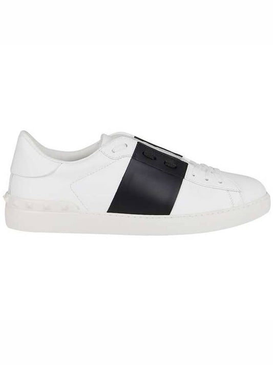 Hidden Open Band Low Top Sneakers White - VALENTINO - BALAAN.