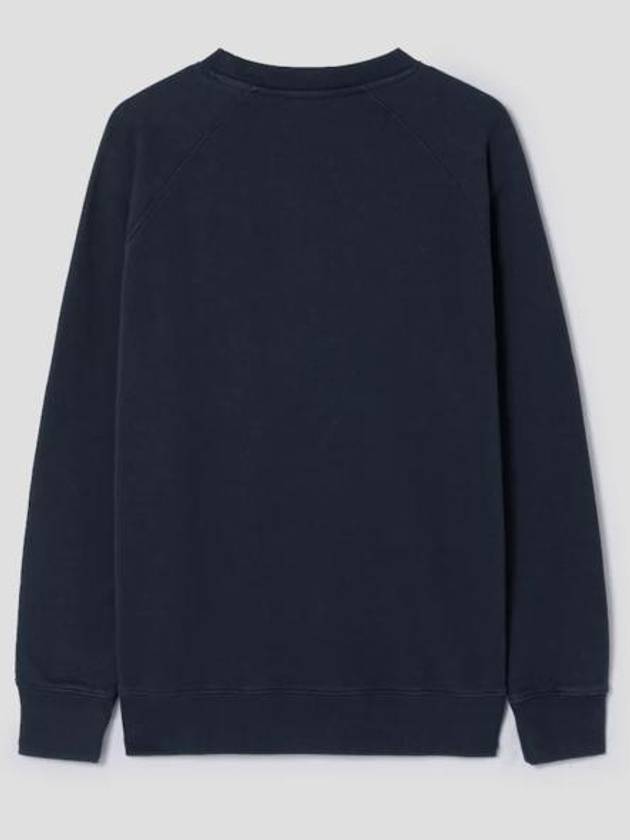 Chillax Fox Patch Classic Sweatshirt Navy - MAISON KITSUNE - BALAAN 2