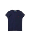 Cotton Jersey Crew Neck Short Sleeve T-Shirt Navy - POLO RALPH LAUREN - BALAAN 1