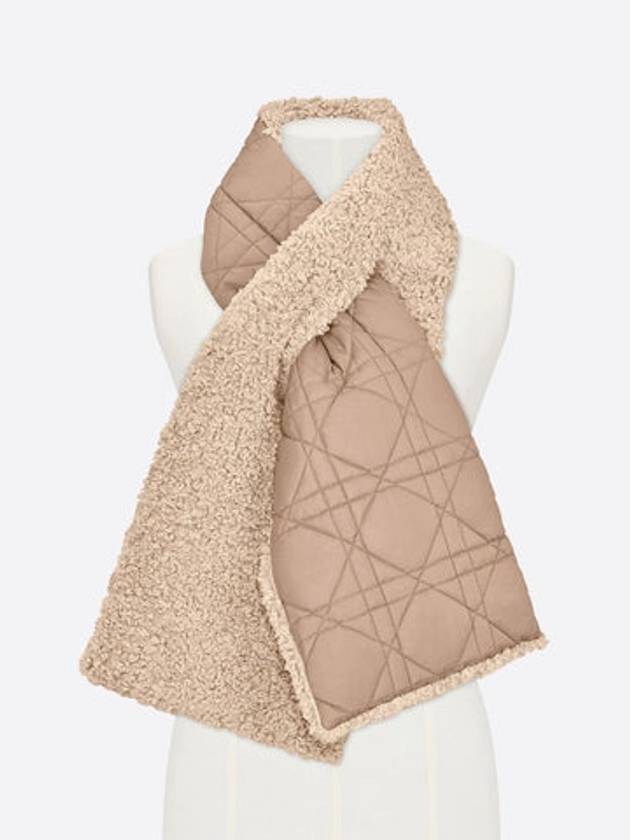 Macrocannage Muffler Ivory - DIOR - BALAAN 4