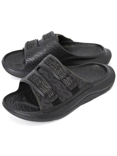 Ora Luxe Slippers Black - HOKA ONE ONE - BALAAN 2