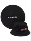 CC embroidered logo bucket hat black AA9703 - CHANEL - BALAAN 7