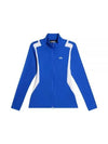 Women's Mae Zip Mid Layer Track Jacket Blue - J.LINDEBERG - BALAAN 2