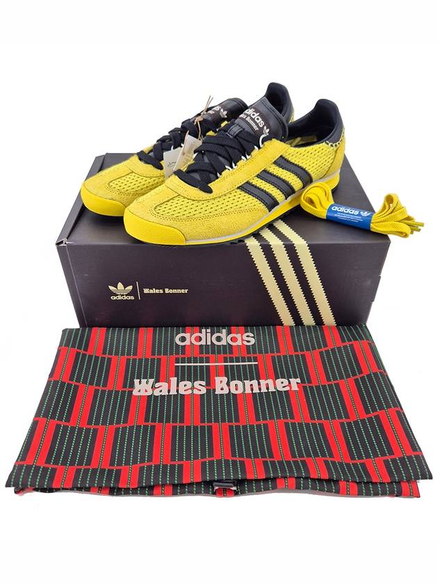 Adidas x Wales Bonner SL76 Low Top Sneakers Yellow Black IH9906 - ADIDAS ORIGINALS - BALAAN 10