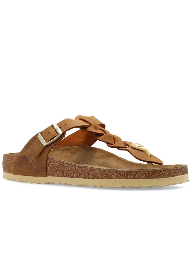 braided suede slider sandals 1021336 - BIRKENSTOCK - BALAAN 5