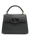 V Logo Tote Bag Black - VALENTINO - BALAAN 3