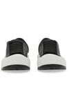 Men's Plimsoll Perforated Deck Low Top Sneakers Black - ALEXANDER MCQUEEN - BALAAN 4