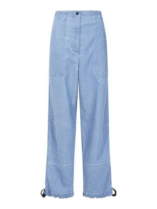 Women s two way chambray pants indigo 271510 - EMPORIO ARMANI - BALAAN 1