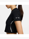 Dry fit crop t shirt FZ4758 010 black WOMENS M Asian - NIKE - BALAAN 4