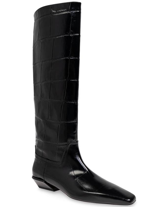 Paris Texas Leather Boots ‘Bettina’, Women's, Black - PARIS TEXAS - BALAAN 4