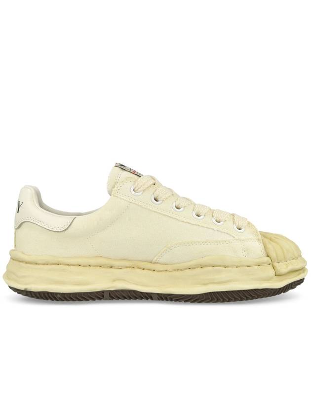 Blakey VL OG Sole Canvas Low Top Sneakers White - MIHARA YASUHIRO - BALAAN 3