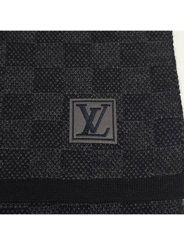 M70028 100 wool Damier logo muffler - LOUIS VUITTON - BALAAN 3