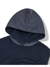 Shirring Sleeveless Hoodie Navy - PHOS333 - BALAAN 3