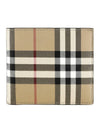 Check Pattern Half Halfwallet Beige - BURBERRY - BALAAN 2