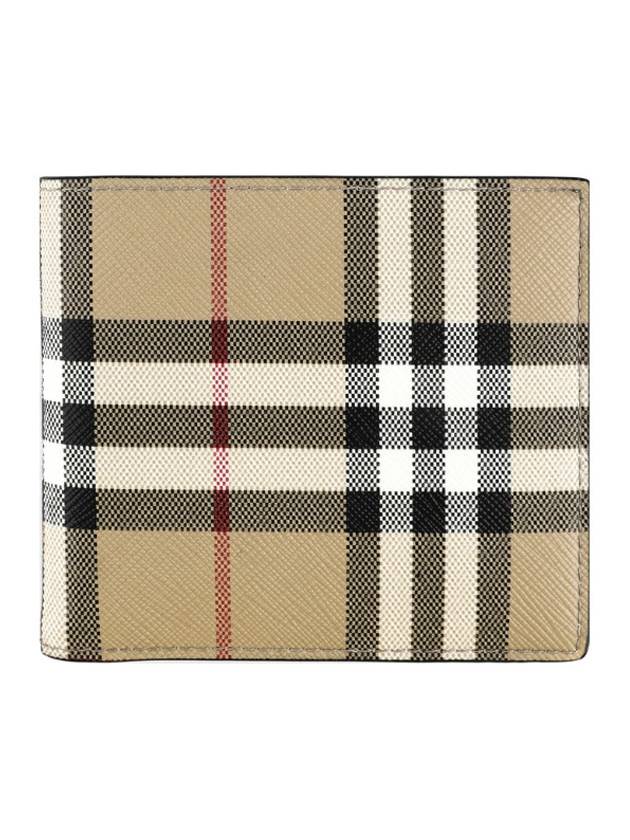 Check Pattern Half Halfwallet Beige - BURBERRY - BALAAN 2