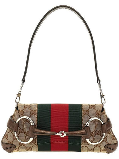 Horsebit Chain Small Shoulder Bag Beige - GUCCI - BALAAN 1