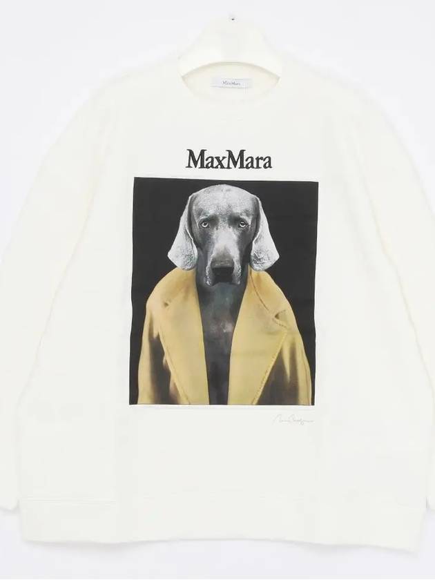 Dog printing women s sweatshirt 2421926011 004 - MAX MARA - BALAAN 1