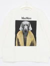 Dog printing women s sweatshirt 2421926011 004 - MAX MARA - BALAAN 3