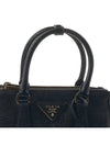 Galleria Saffiano Leather Mini Tote Bag Black - PRADA - BALAAN 9