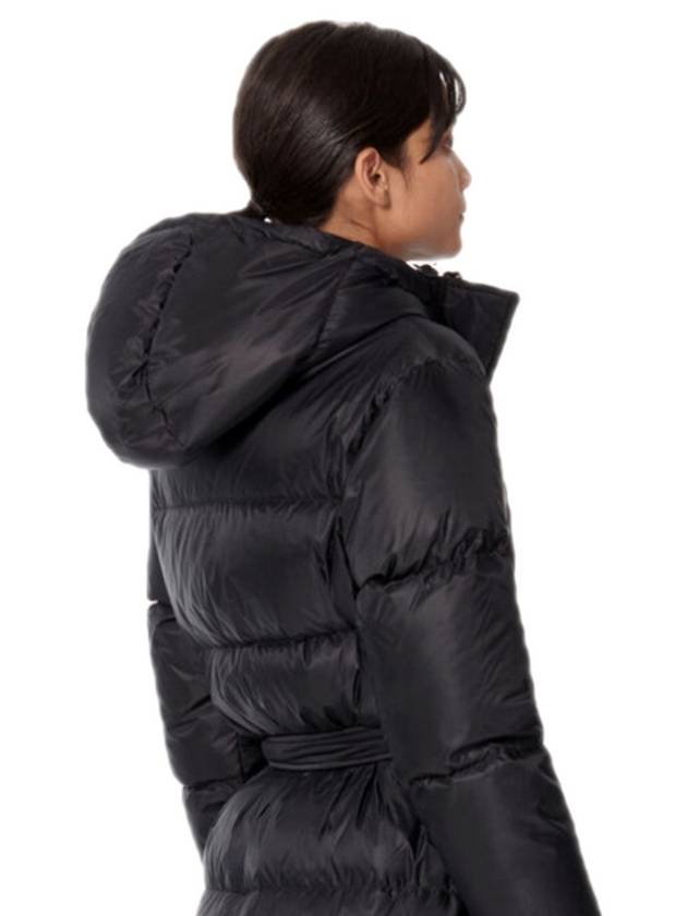 Belted puffa long padding black 2OU046 - KENZO - BALAAN 7