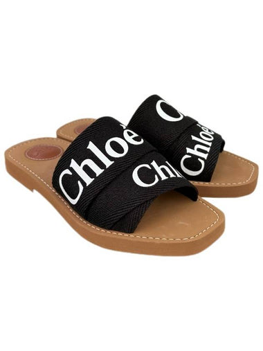 24SS Woody Logo Strap Slippers CHC22U188Z3 - CHLOE - BALAAN 1