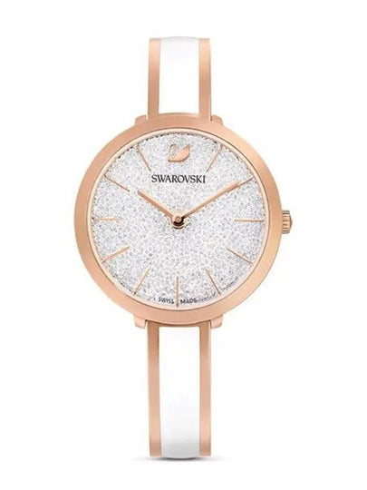 Crystalline Delight Metal Watch Rose Gold Whtie - SWAROVSKI - BALAAN 2