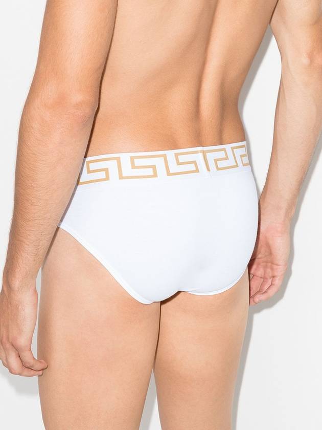 Men's Logo Banding Briefs 2 Pack White - VERSACE - BALAAN 8