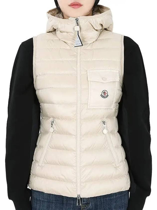 Glygos Down Vest Beige - MONCLER - BALAAN 2