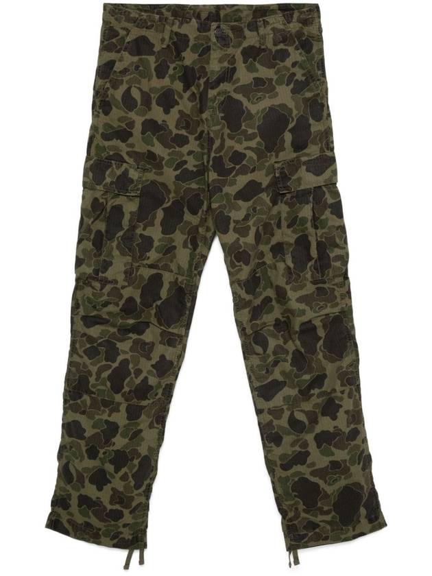 CARHARTT WIP MAIN Trousers Green - CARHARTT WIP - BALAAN 1