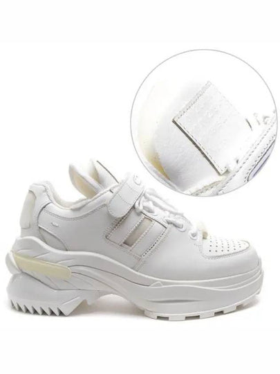 Men's Retro Fit Artijournal Leather Low Top Sneakers White - MAISON MARGIELA - BALAAN 2