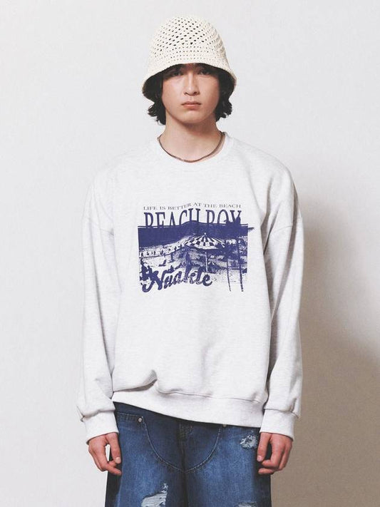 Beach Boy Sweatshirt White - NUAKLE - BALAAN 2